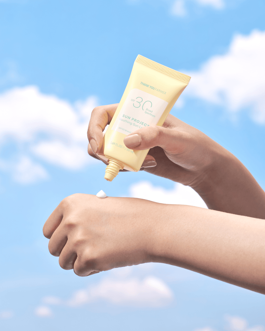 Sun Project Soothing Sun Lotion SPF 30 Broad Spectrum THANK YOU FARMER 