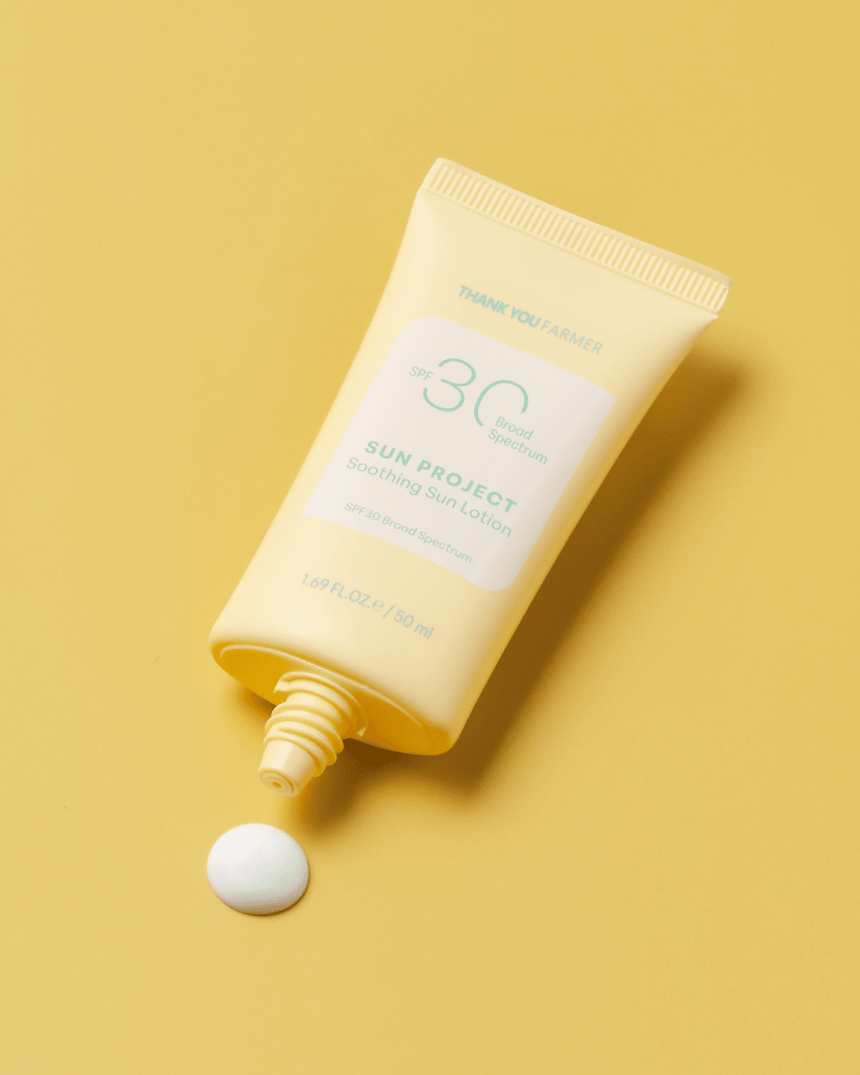 Sun Project Soothing Sun Lotion SPF 30 Broad Spectrum THANK YOU FARMER 