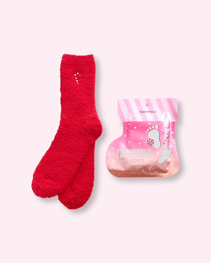 Cozy and Sweet Foot Mask and Socks Set Branded Set TONY MOLY 