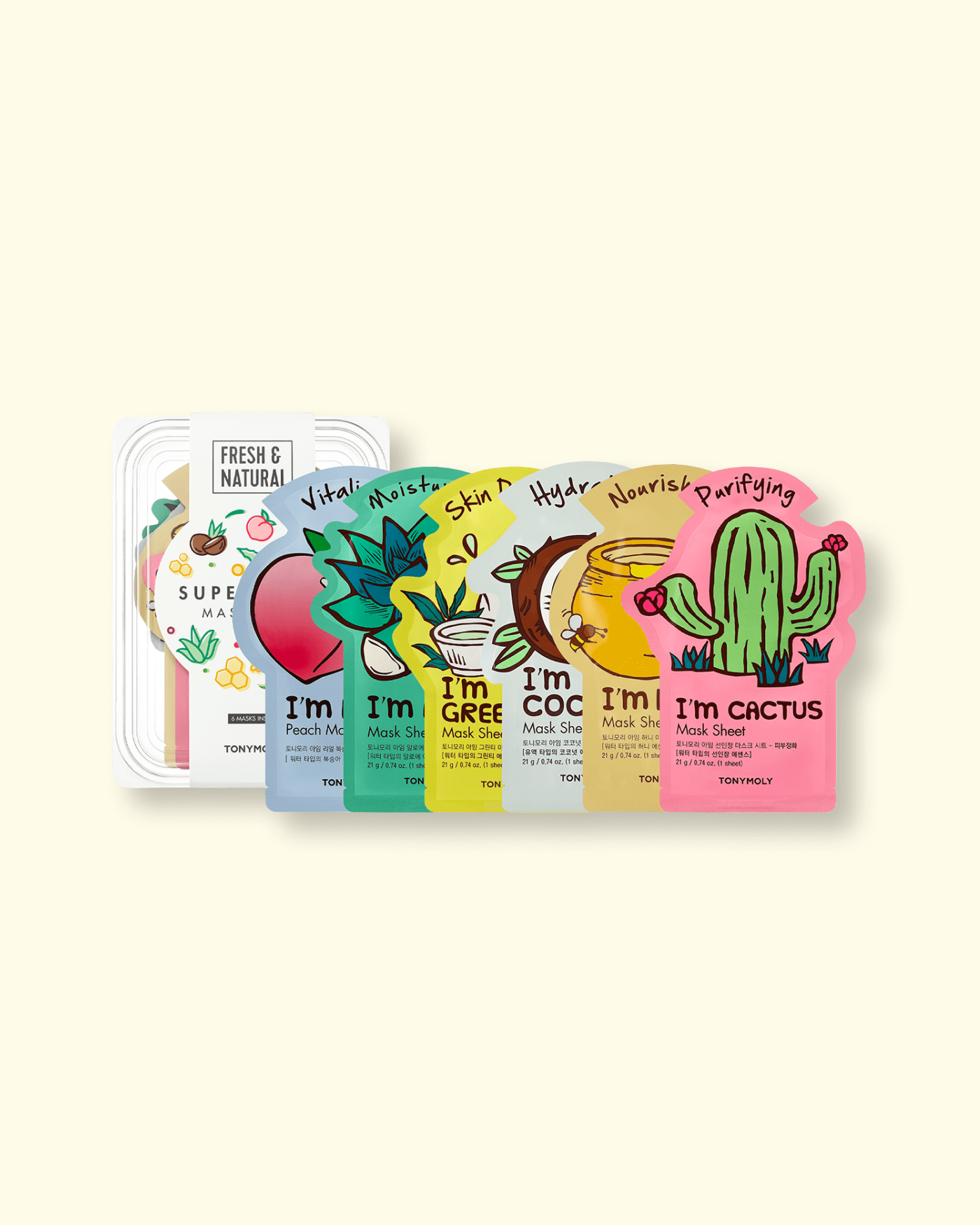 Supefood Mask Bowl Set Sheet Mask TONY MOLY 