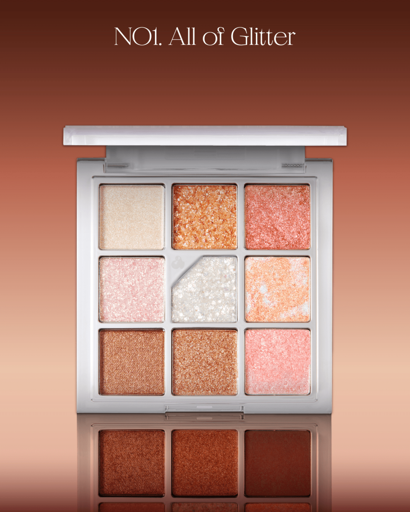 Glitterpedia Eye Palette No1. All of Glitter Eyeshadow UNLEASHIA 
