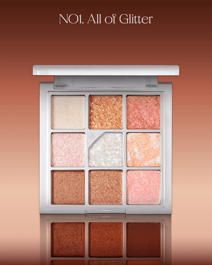 Glitterpedia Eye Palette No1. All of Glitter Eyeshadow UNLEASHIA 