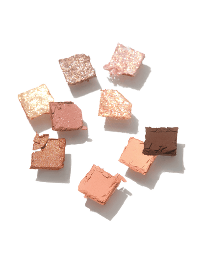 Glitterpedia Eye Palette No3. All of Coral Pink Eyeshadow UNLEASHIA 