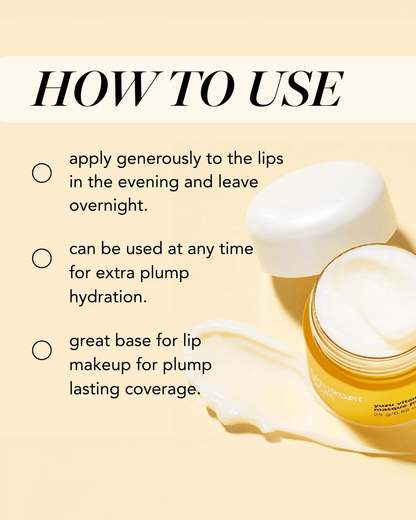 Yuzu Vitamin C Lip Mask Lip Treatment SATURDAY SKIN 