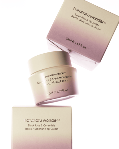 Black Rice 5 Ceramide Barrier Moisturizing Cream Facial Moisturizer Haruharu Wonder 