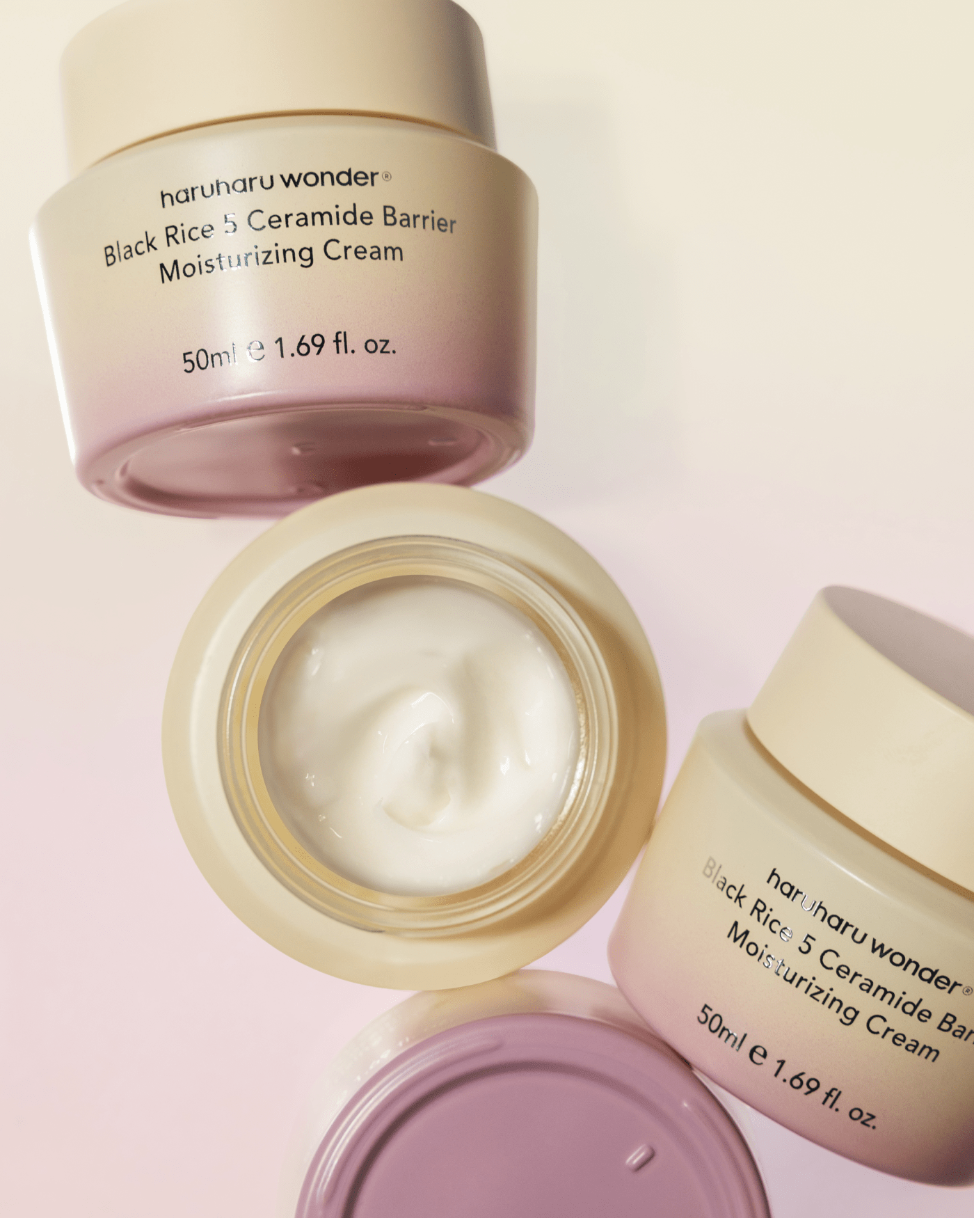 Black Rice 5 Ceramide Barrier Moisturizing Cream Facial Moisturizer Haruharu Wonder 