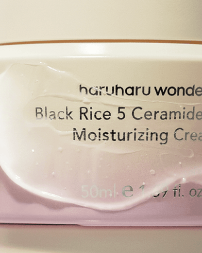 Black Rice 5 Ceramide Barrier Moisturizing Cream Facial Moisturizer Haruharu Wonder 