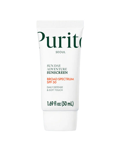 Sun Day Adventure Sunscreen Broad Spectrum SPF 50 Sunscreen Purito Seoul 