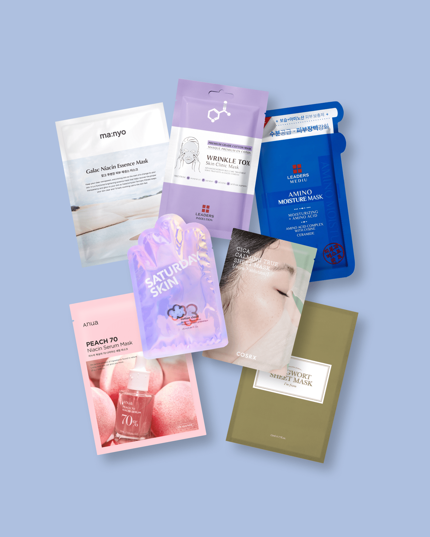 7-Day Sheet Mask Challenge Set Skincare Set SOKO GLAM 