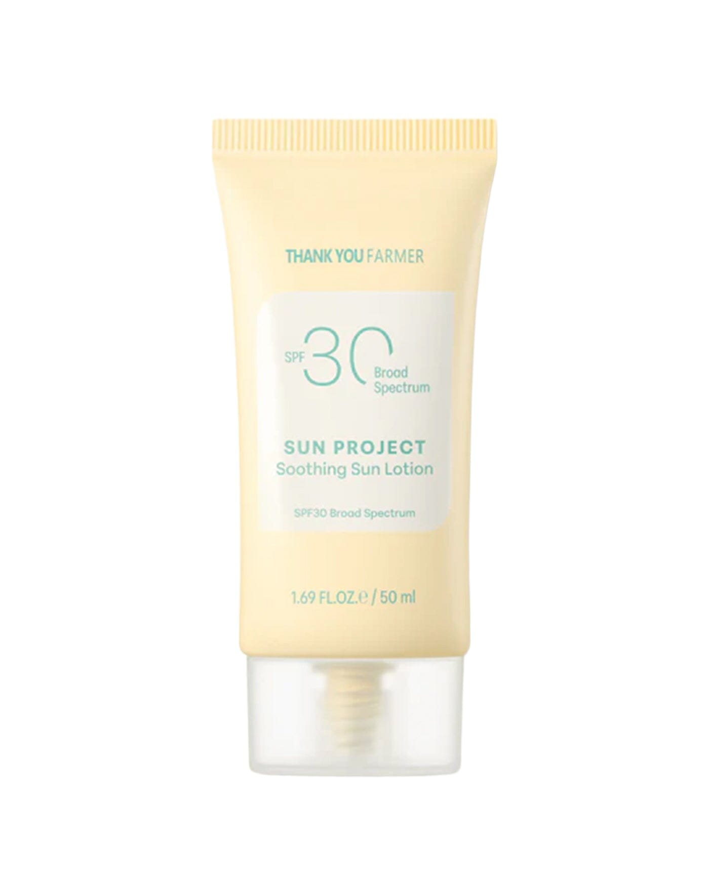 Sun Project Soothing Sun Lotion SPF 30 Broad Spectrum Sunscreen THANK YOU FARMER 