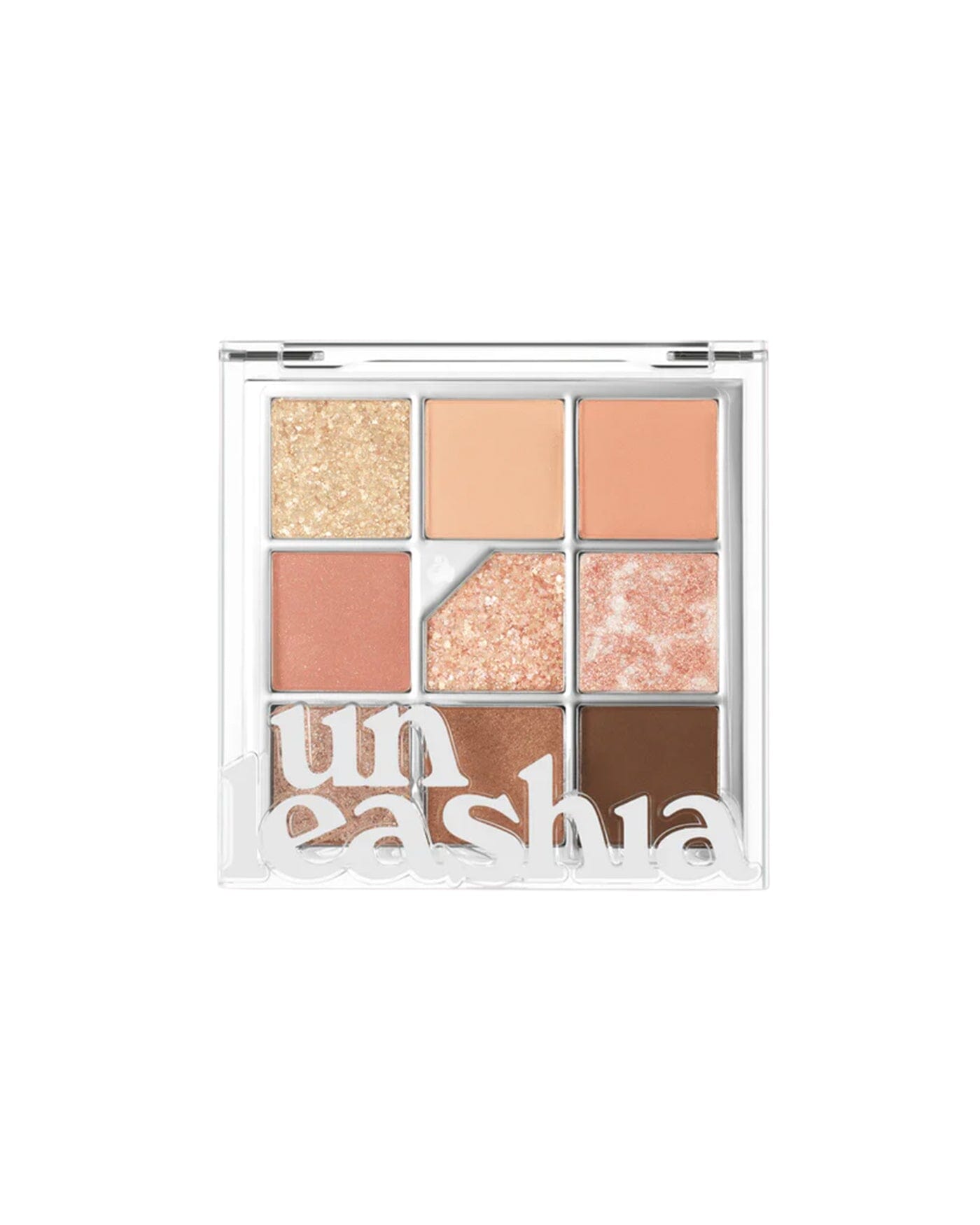 Glitterpedia Eye Palette - No3. All of Coral Pink Eyeshadow UNLEASHIA 