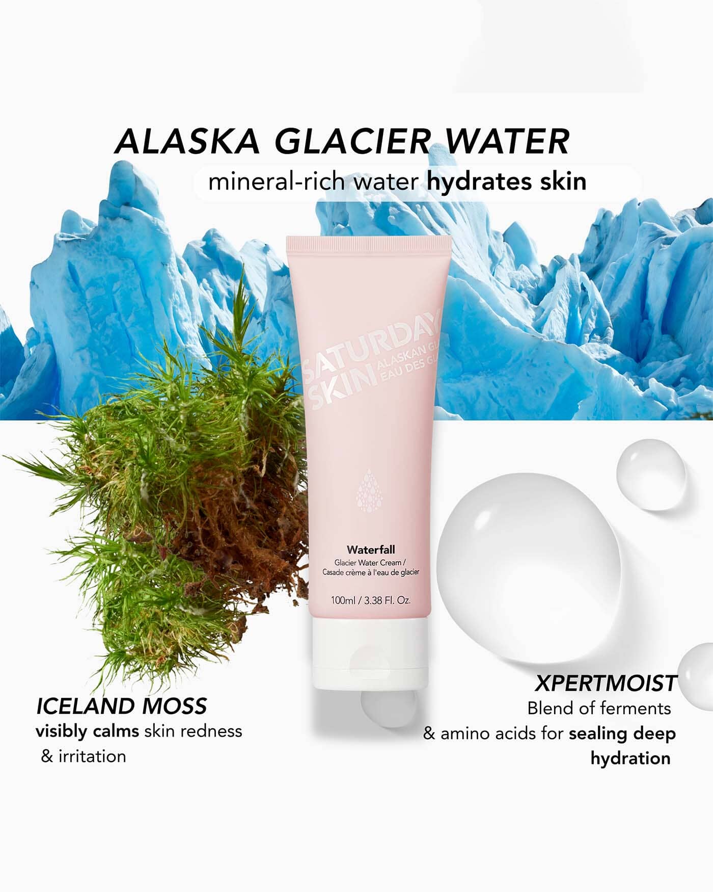 Waterfall Glacier Water Cream