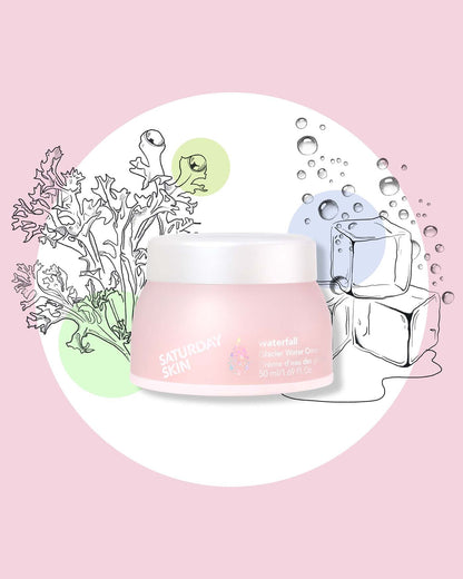 Waterfall Glacier Water Cream Facial Moisturizer SATURDAY SKIN 
