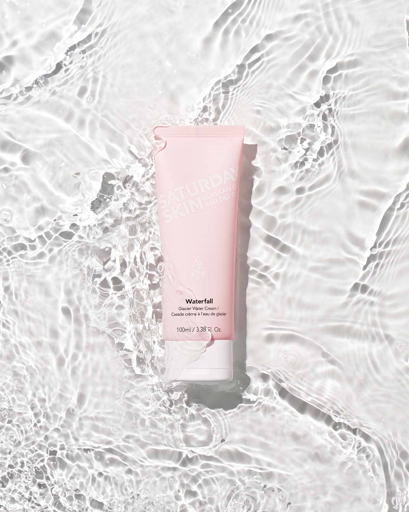 Waterfall Glacier Water Cream Facial Moisturizer SATURDAY SKIN 100 ml (Tube) 