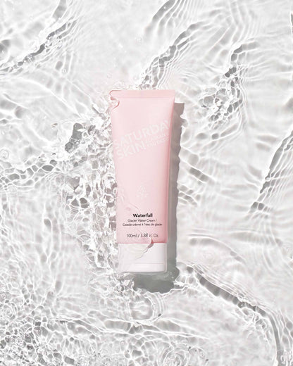 Waterfall Glacier Water Cream Facial Moisturizer SATURDAY SKIN 100 ml (Tube) 
