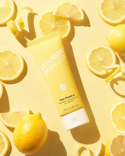 Yuzu Vitamin C Sleep Mask Sleeping Mask SATURDAY SKIN 