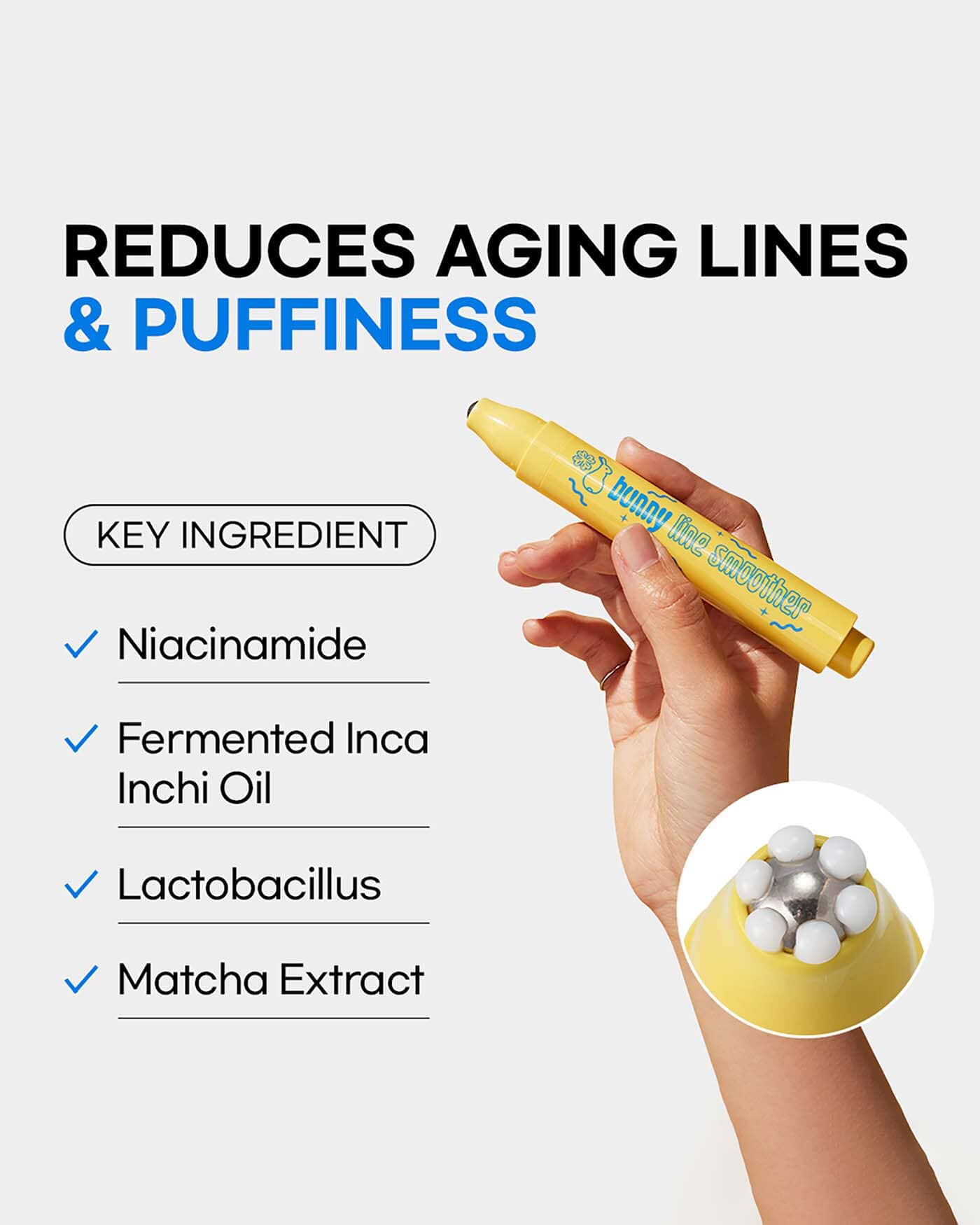 Bunny Line Smoother Eye Cream Roller