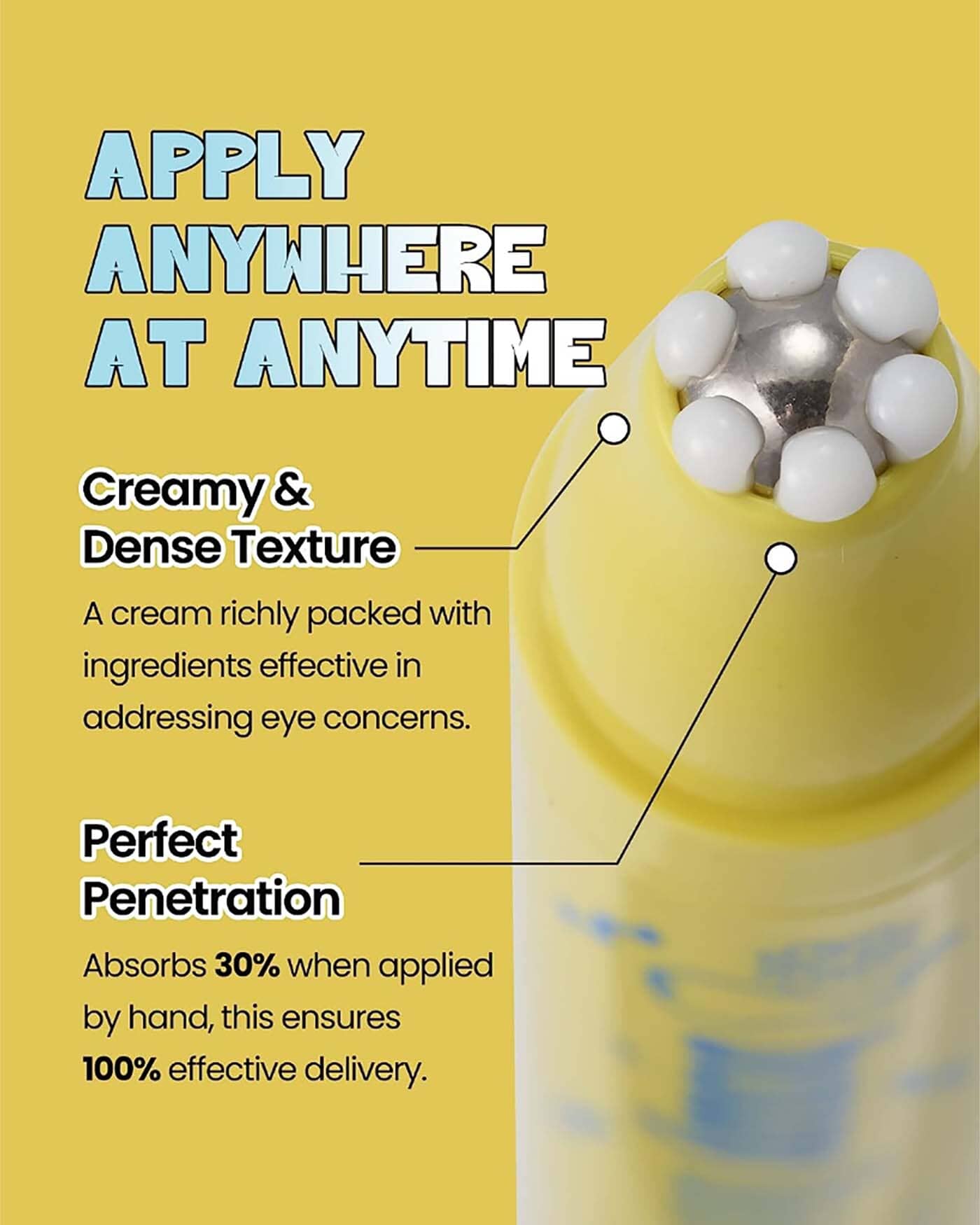 Bunny Line Smoother Eye Cream Roller