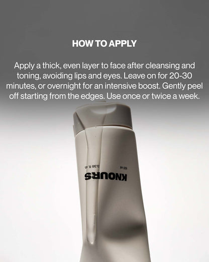 PDRN Rice & Green Tea Glowing Peel Off Mask Soko Glam 