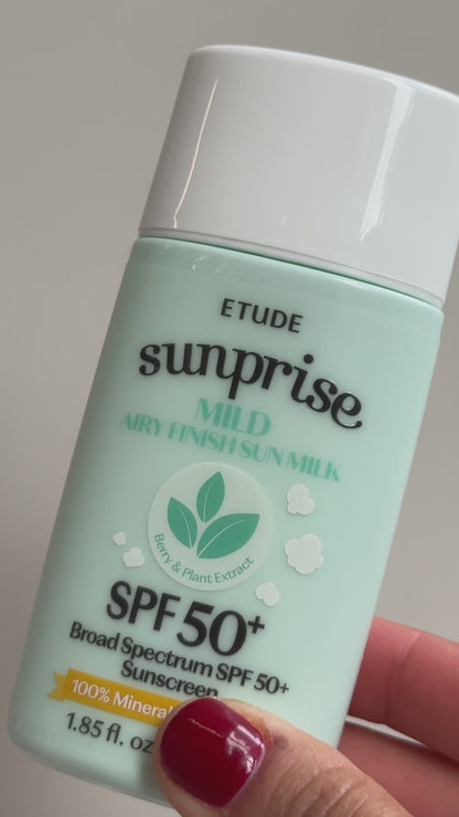 Sunprise Mild Airy Finish Sun Milk