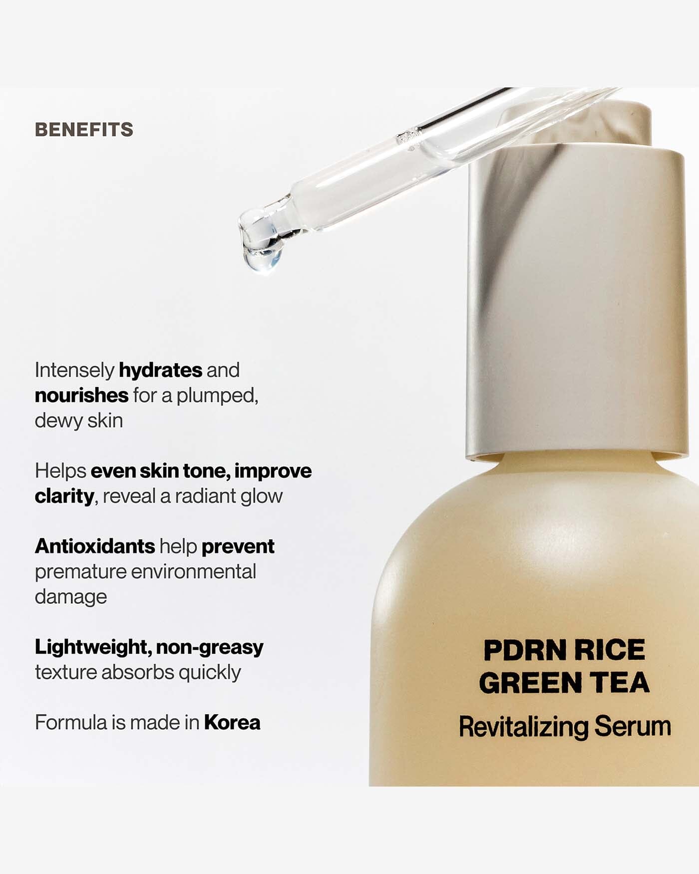 PDRN Rice & Green Tea Revitalizing Serum