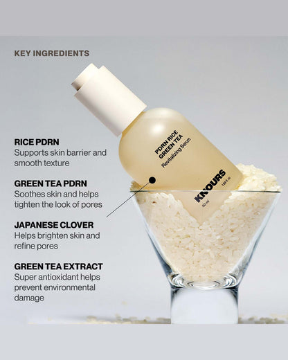 PDRN Rice & Green Tea Revitalizing Serum Soko Glam 