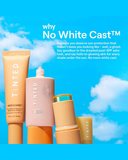 Hueguard® Glotion Mineral Sunscreen Broad Spectrum SPF 50 Sunscreen Live Tinted 