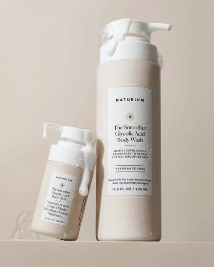 The Smoother Glycolic Acid Exfoliating Body Wash Body NATURIUM 