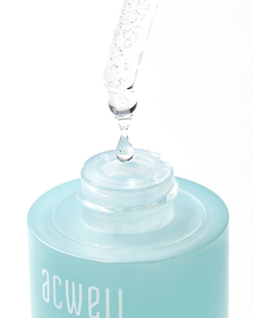 Acwell Real Aqua Balancing Ampoule - clear ampoule with a dropper