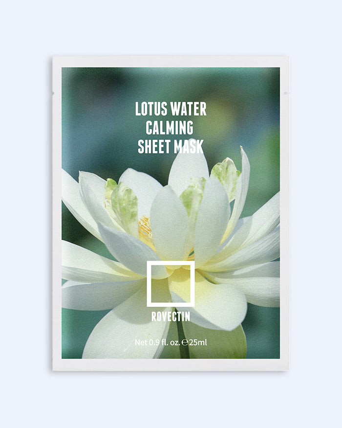 Clean Lotus Water Calming Sheet Mask ROVECTIN 