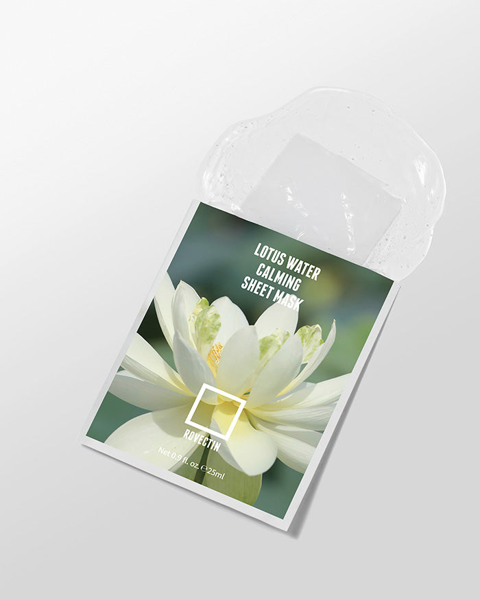 Clean Lotus Water Calming Sheet Mask ROVECTIN 