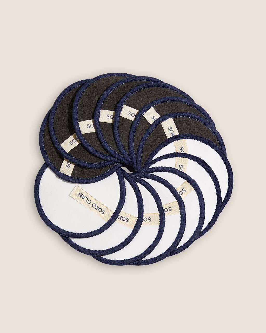 The Sustainable Cleansing Pad Set Tools SOKO GLAM 