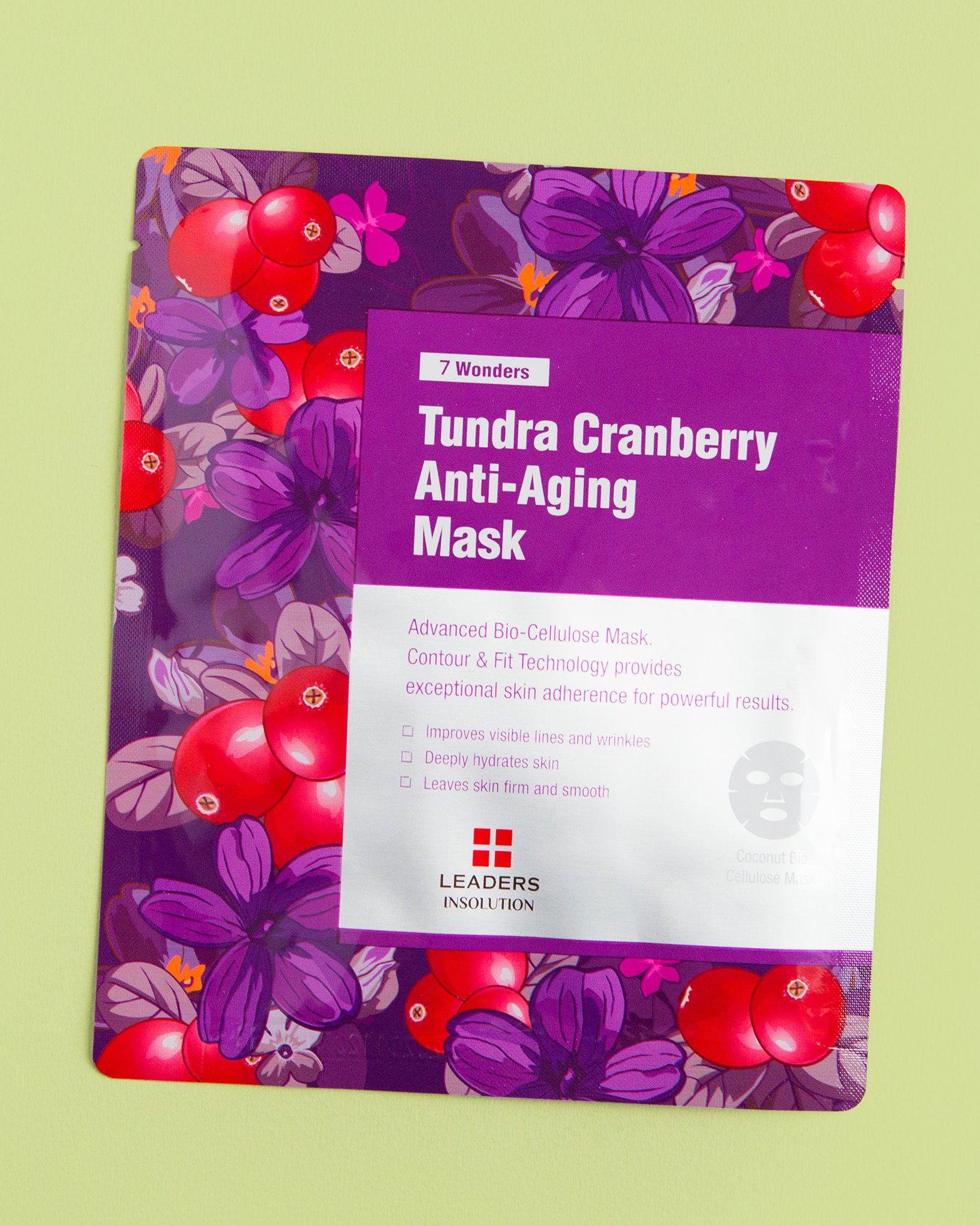 7 Wonders Tundra Cranberry Anti-Aging Mask Sheet Mask LEADERS 