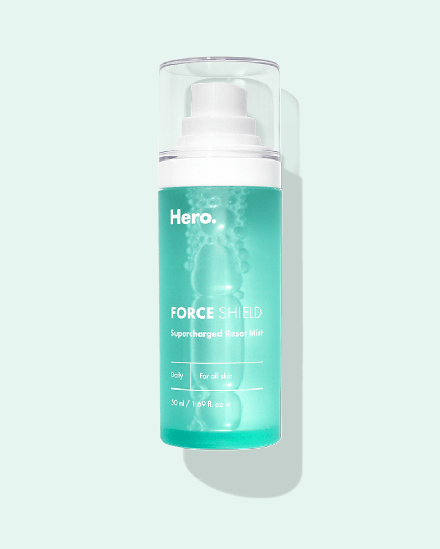 Force Shield Supercharged Reset Mist Facial Mist Hero Cosmetics 