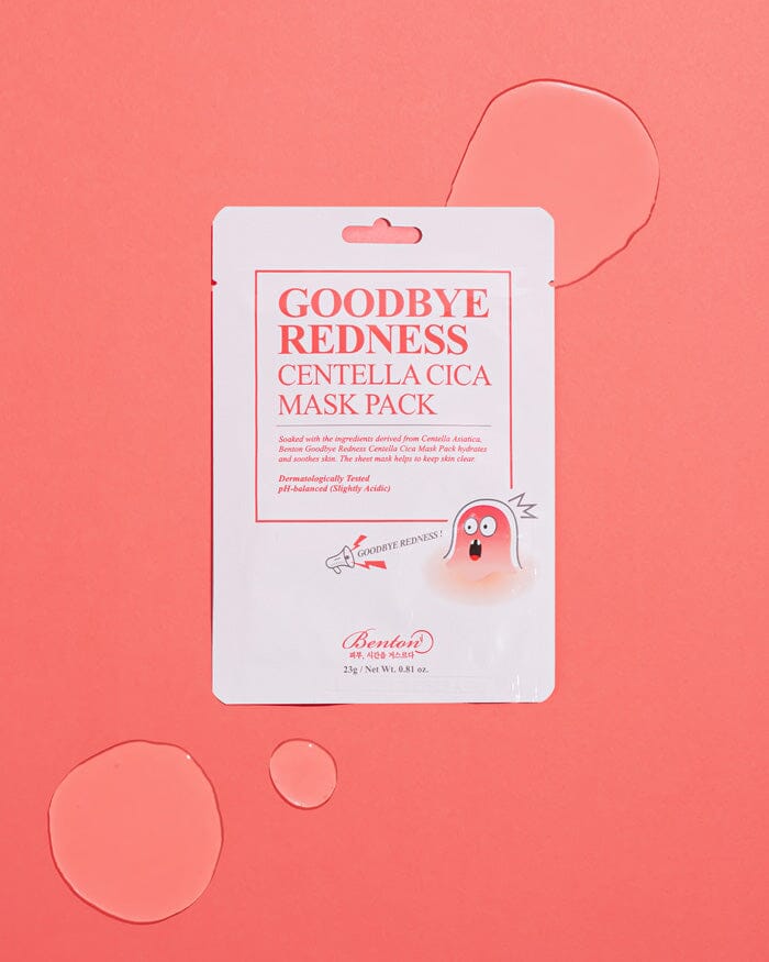 Goodbye Redness Centella Mask Pack Sheet Mask BENTON 