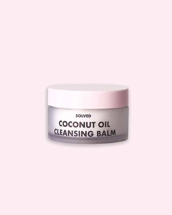 Coconut Oil Cleansing Balm Oil Cleanser SOLVED SKINCARE 