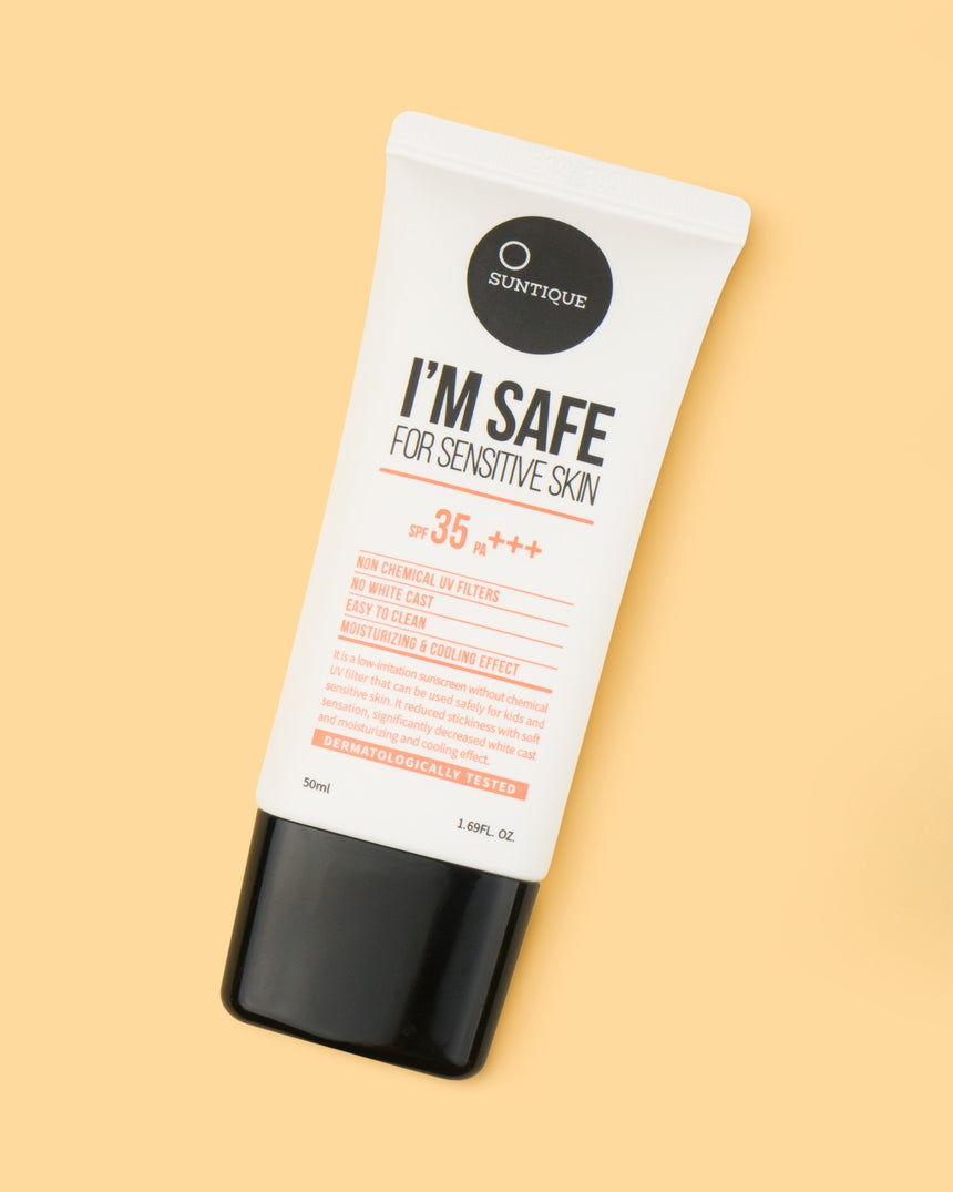 I'm Safe For Sensitive Skin Sunscreen SUNTIQUE 