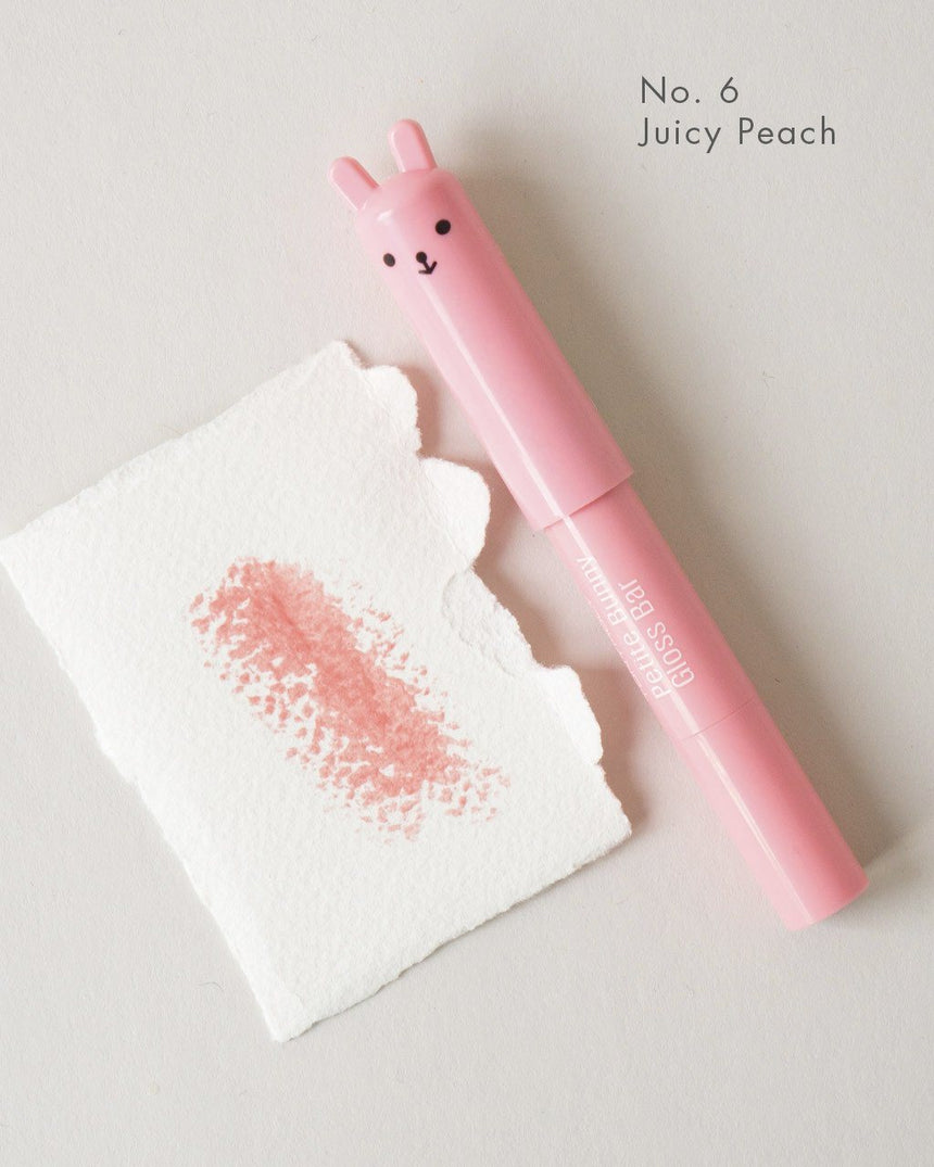 Petite Bunny Gloss Bar - No. 6 Juicy peach shade